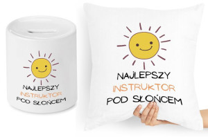 Dla Instruktora Zestaw Poduszka + Skarbonka