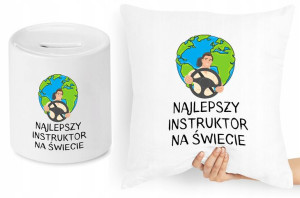 Dla Instruktora Zestaw Poduszka + Skarbonka