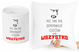 Dla Taty Zestaw Poduszka + Skarbonka Prezent