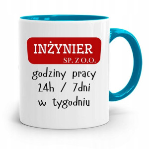 Dla Inżyniera Kubek Błękitny Prezent