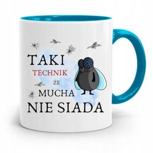 Dla Technika Kubek Błękitny Prezent