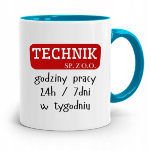 Dla Technika Kubek Błękitny Prezent