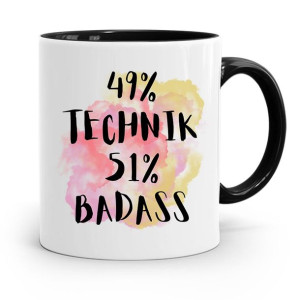 Dla Technika Kubek Czarny Prezent