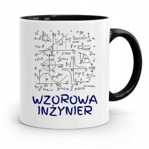 Dla Inżyniera Kubek Czarny Prezent