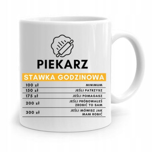 Kubek Prezent Dla Piekarza Stawka Godzinowa