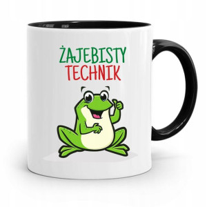 Dla Technika Kubek Czarny Prezent