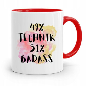Dla Technika Kubek Czerwony Prezent