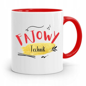 Dla Technika Kubek Czerwony Prezent