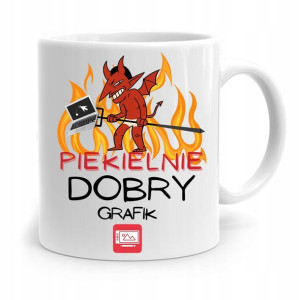 Kubek Prezent Dla Piekielnie Dobrego Grafika
