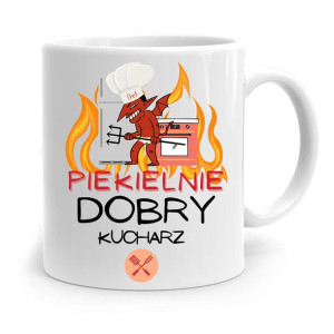 Kubek Prezent Dla Piekielnie Dobrego Kucharza