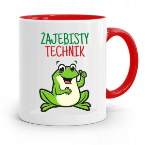 Dla Technika Kubek Czerwony Prezent