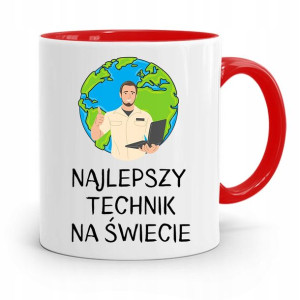 Dla Technika Kubek Czerwony Prezent