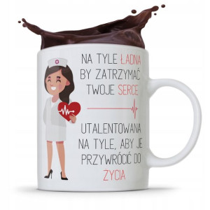 Kubek Prezent Dla Pielęgniarki Na Tyle Ładna