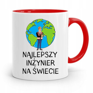 Dla Inżyniera Kubek Czerwony Prezent