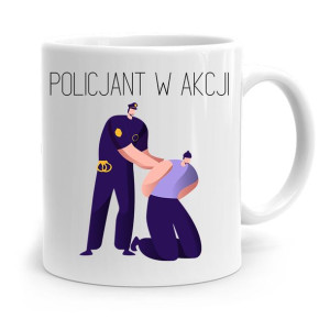 Kubek Prezent Dla Policjanta Policjantki W Akcji