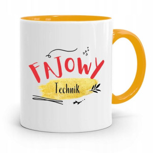 Dla Technika Kubek Żółty Prezent