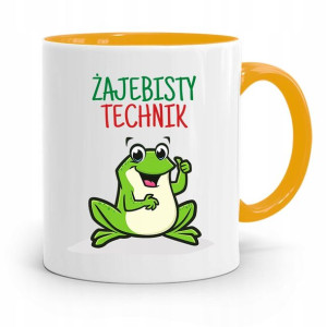 Dla Technika Kubek Żółty Prezent