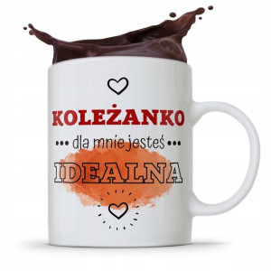 Kubek Prezent Dla Przyjaciela Koleżanka Idealna