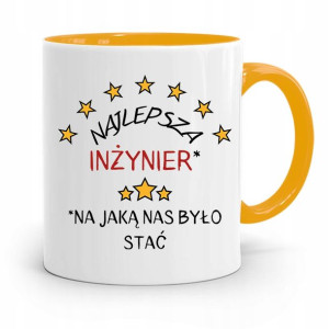 Dla Inżyniera Kubek Żółty Prezent