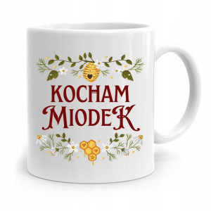 Kubek Prezent Dla Pszczelarza Kocham Miodek