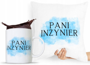 Dla Inżyniera Zestaw Poduszka + Kubek Prezent