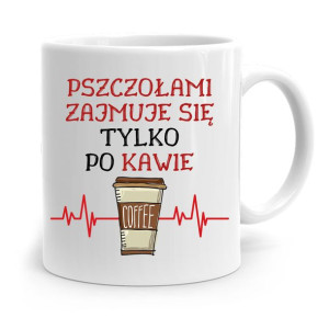 Kubek Prezent Dla Pszczelarza Zajmuje Się Po Kawie