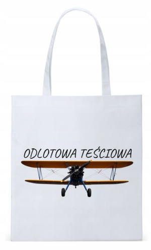 Dla Teściowej Mamy Prezent Torba Eco Biała Shopper