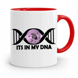 Dla Jubilera Kubek Czerwony Its In My Dna Prezent