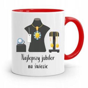 Dla Jubilera Kubek Czerwony Najlepszy Jubiler
