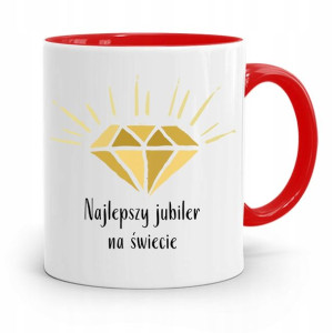 Dla Jubilera Kubek Czerwony Najlepszy Jubiler