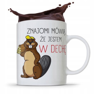 Kubek Prezent Dla Stolarza Jestem W Dechę