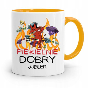 Dla Jubilera Kubek Żółty Piekielnie Dobry Jubiler