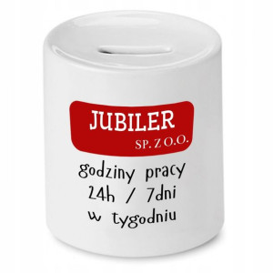 Dla Jubilera Prezent Skarbonka Godziny Pracy