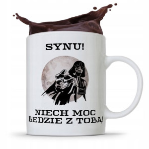 Kubek Prezent Dla Syna Synu! Niehc Moc Będzie Z Tb