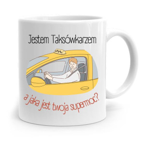 Kubek Prezent Dla Taksówkarza Jestem Taksówkarzem