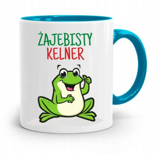 Dla Kelnera Kubek Błękitny Żajebisty Kelner