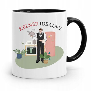 Dla Kelnera Kubek Czarny Kelner Idealny Prezent