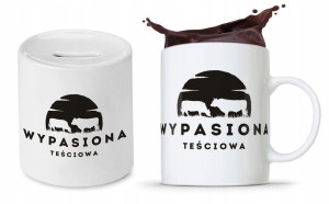 Zestaw Dla Teściowej Mamy Kubek + Skarbonka