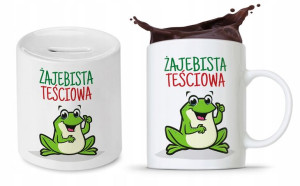 Zestaw Dla Teściowej Mamy Kubek + Skarbonka