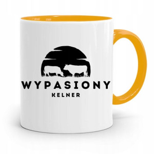 Dla Kelnera Kubek Żółty Wypasiony Kelner Prezent