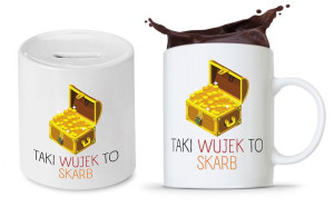 Zestaw Dla Wujka Prezent Kubek + Skarbonka