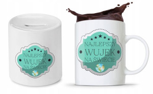Zestaw Dla Wujka Prezent Kubek + Skarbonka