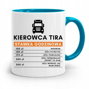 Dla Tirowca Kierowcy Tira Kubek Błękitny Prezent