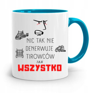 Dla Tirowca Kierowcy Tira Kubek Błękitny Prezent