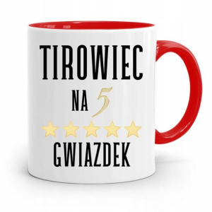 Dla Tirowca Kierowcy Tira Kubek Czerwony Prezent