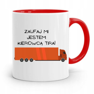 Dla Tirowca Kierowcy Tira Kubek Czerwony Prezent