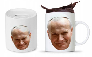 Zestaw Jan Paweł Ii Kubek + Skarbonka Prezent