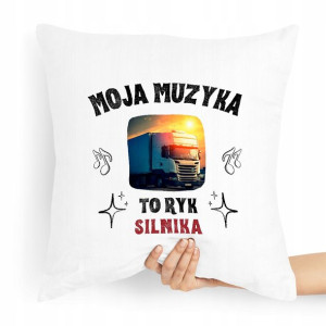 Dla Tirowca Prezent Poduszka Moja Muzyka To