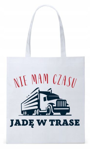 Dla Tirowca Prezent Torba Biała Eco Shopper