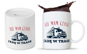 Dla Tirowca Prezent Zestaw Skarbonka + Kubek